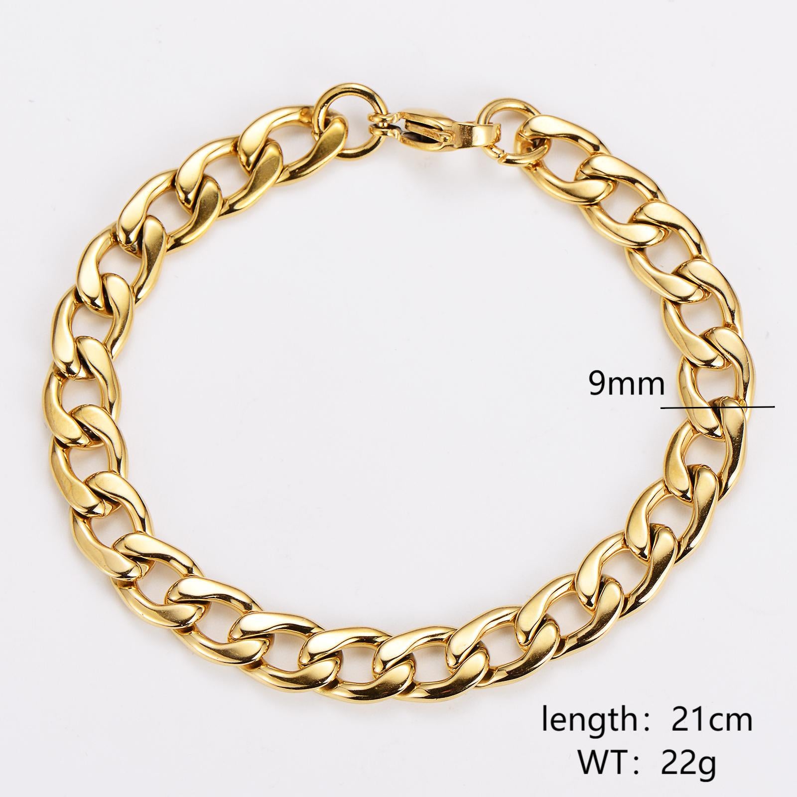 Aml Stainless Steel Hot Sale Nk Men'S Bracelet Personality Stainless Steel Simple Retro Hand Jewelry Men'S Supply