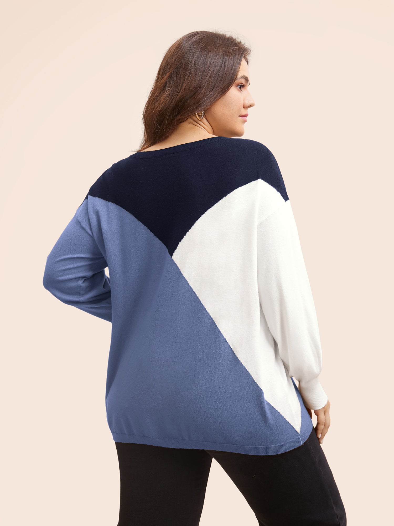 Supersoft Essentials Colorblock Contrast Pullover