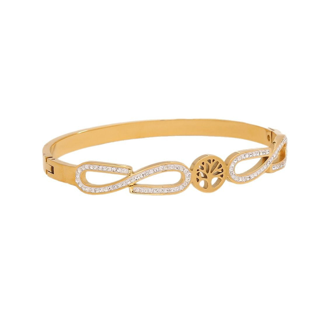 Love Flower Stainless Steel Bracelet Tree Of Life Eight-Pointed Star Bracelet B631