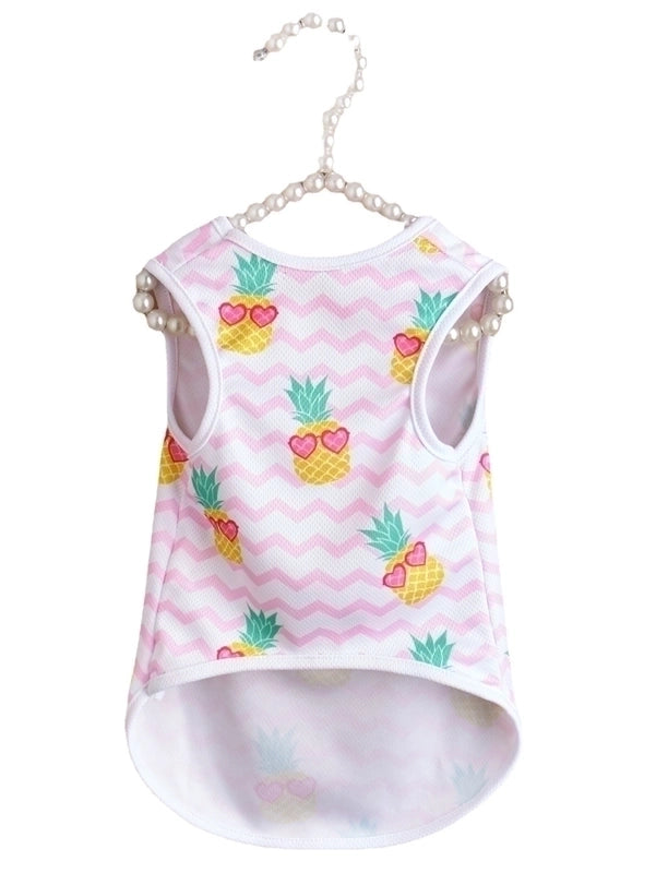 Dog Clothes Summer Pet Clothing Pet Vest Teddy Bulldog Clothes Cat Casual Clothes