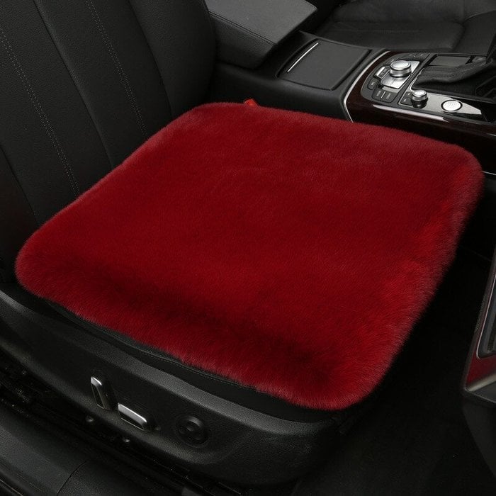 -Plush Car Seat Cushion
