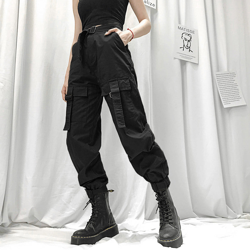 Ulzzang tooling pants KF9541