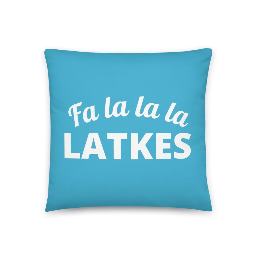 Fa la la la Latkes Pillow