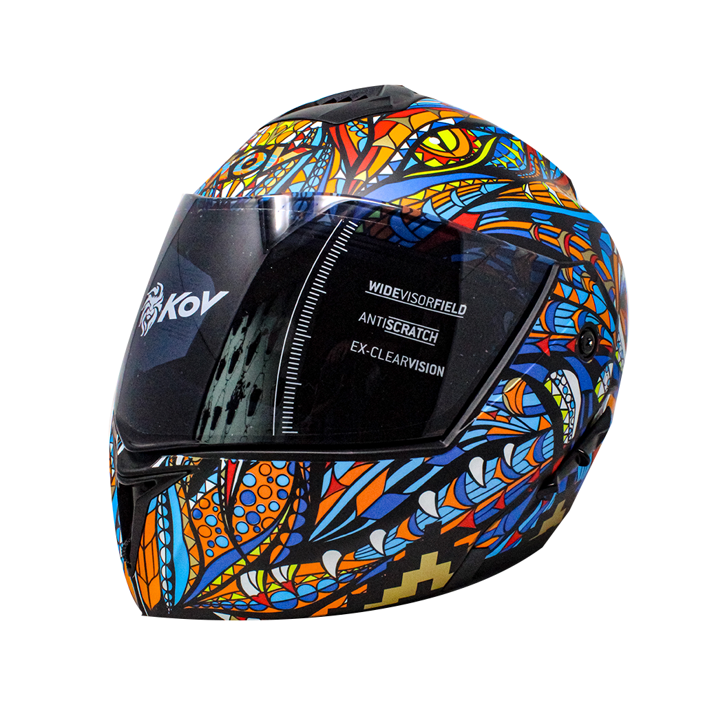 Casco Kov Stealth Alebrije