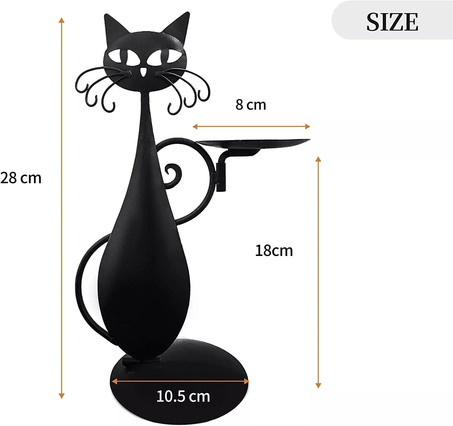 🔥Hot Selling | 49% OFF😺Black Cat Candle Holder