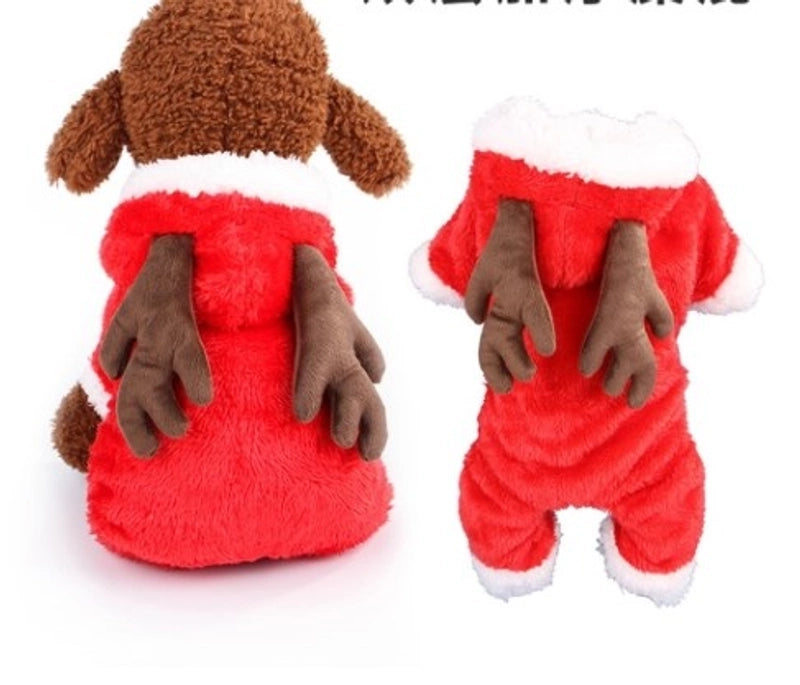 Casual Cute Coral Fleece Animal Pet Clothing
