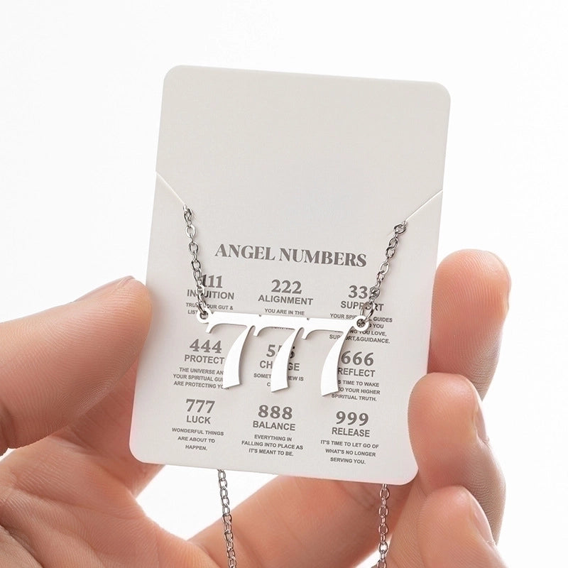 Fashion Number 201 Stainless Steel 18K Gold Plated Plating Stainless Steel Necklaces