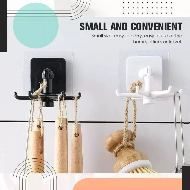🔥(Last Day Promotion - 50% OFF) 360° Rotating Folding Hook- Buy 3 Free Shipping