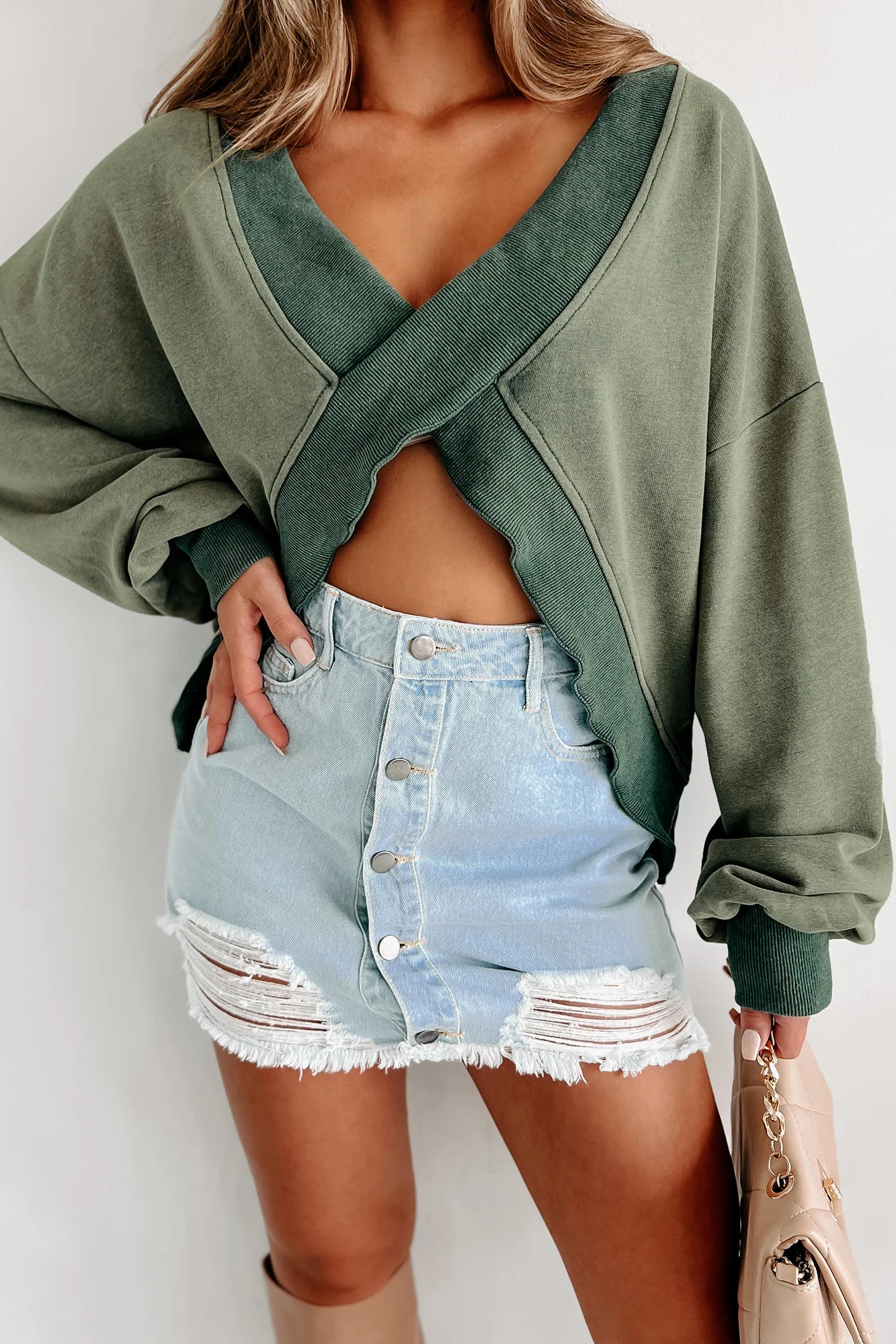 Hot Sale🔥Women‘s Reversible Sweatshirt