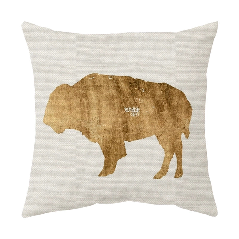 Cute Animal Short Plush Pillow Cases