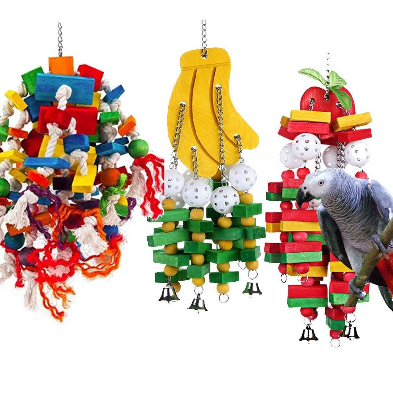 Bird Wooden Toys For Parrots