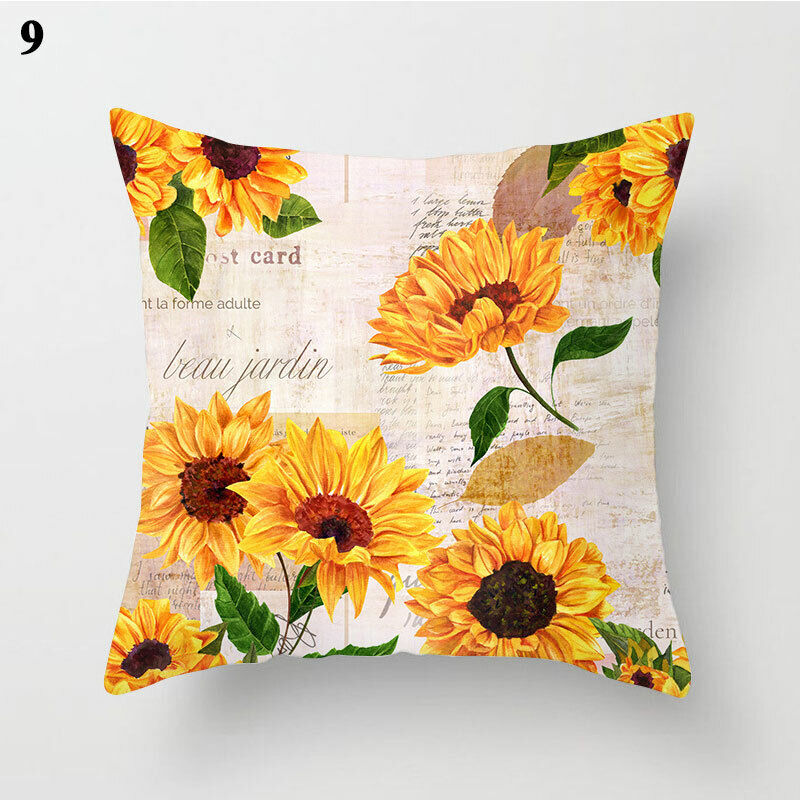 18 Cushion Cover Pillow Case Home Sofa Decor Pillowslip Waist Pillow Cover Soft