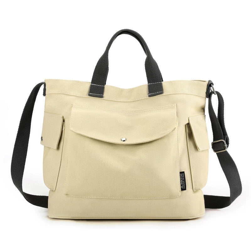 Women's Bag Winter New Shoulder Messenger Bag Trendy Canvas Bag Large Capacity Portable Large Bag Women's Bag