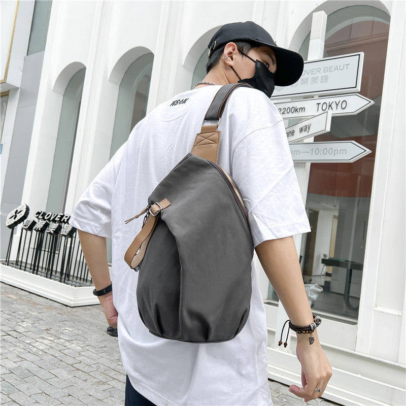 Oxford Cloth Large Capacity Chest Crossbody Bag