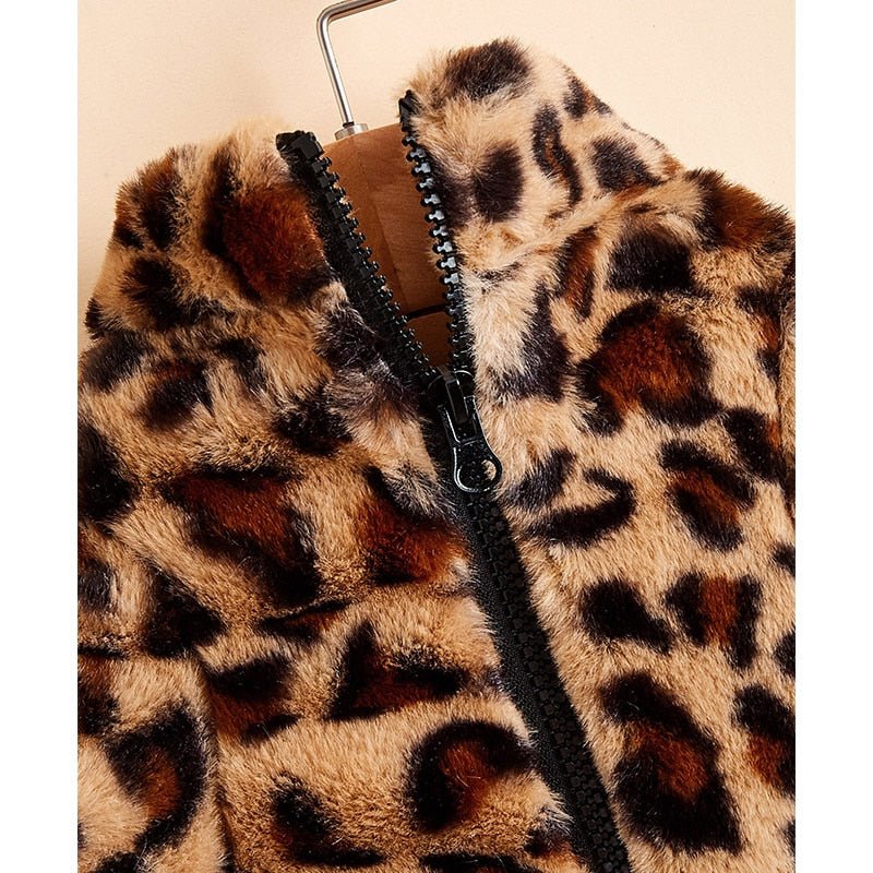Up Leopard Dog Jacket