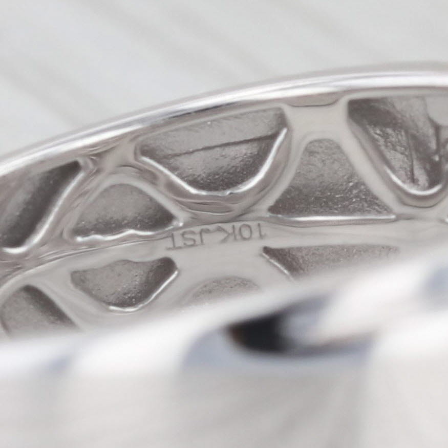 0.45ctw Diamond Men's Ring 10k White Gold Size 10.5 Wedding Band