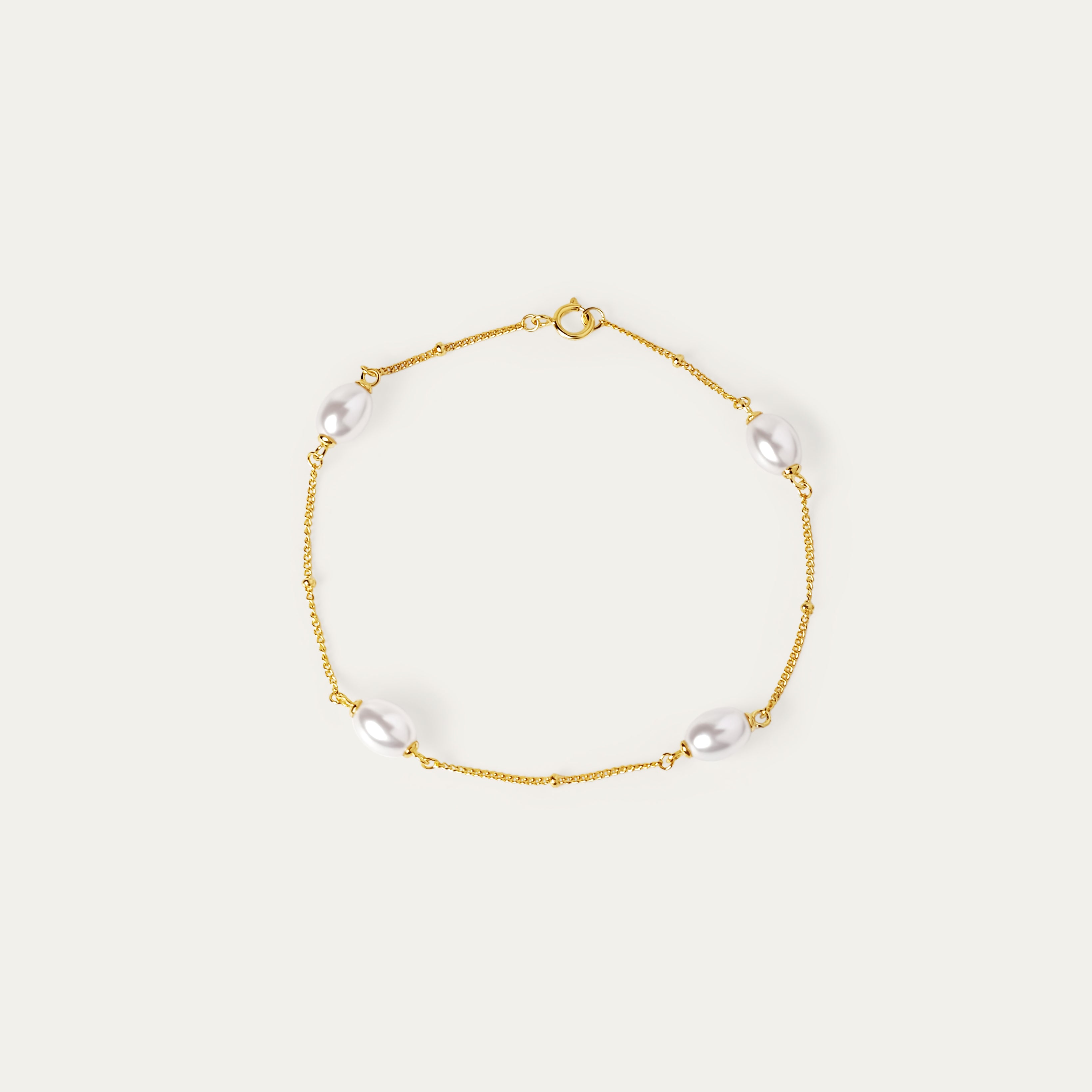 Playo Pearl Bracelet (18K Gold Vermeil)