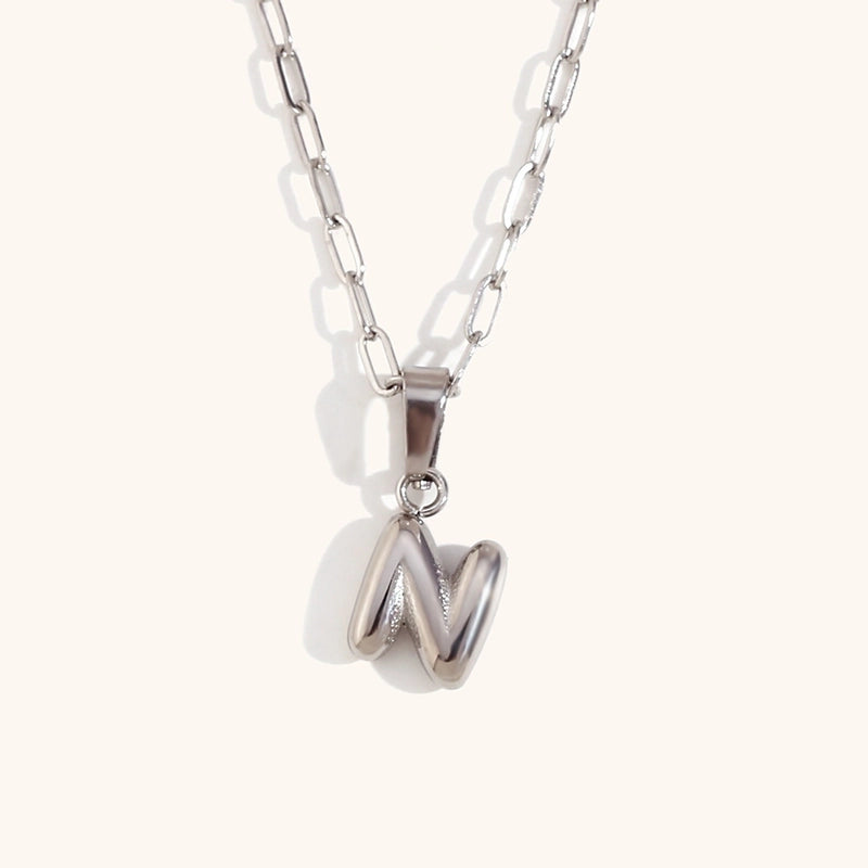 Minimalist Commute Letter Stainless Steel Titanium Steel Plating Gold Plated Pendant Necklace