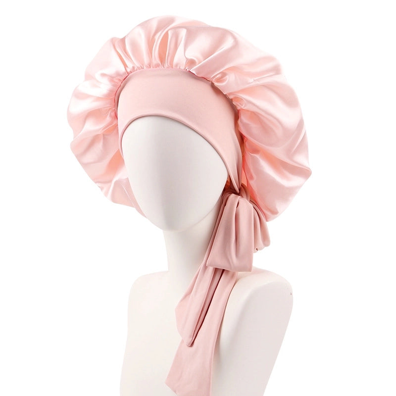 2 Pieces Women's Solid Color Solid Color Eaveless Hair Cap