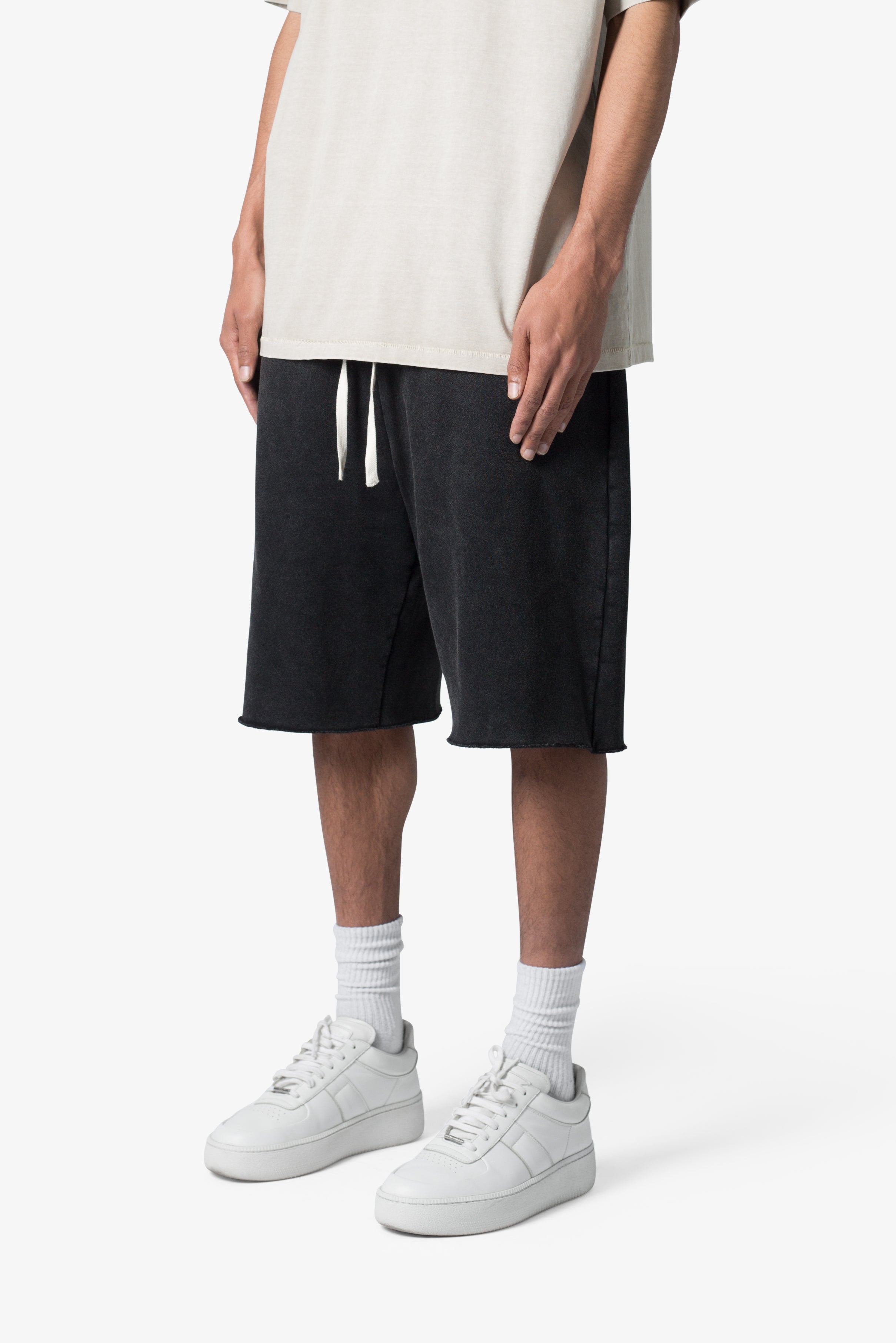 Ultra Baggy Sweatshorts - Washed Black