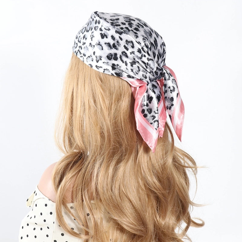 Women's Retro Streetwear Leopard Polyester Printing Bandanas