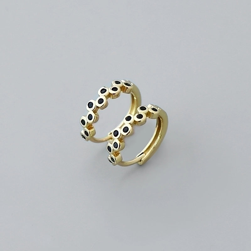 2 Pieces Minimalist Geometric Copper Plating Ear Studs 1 Pair