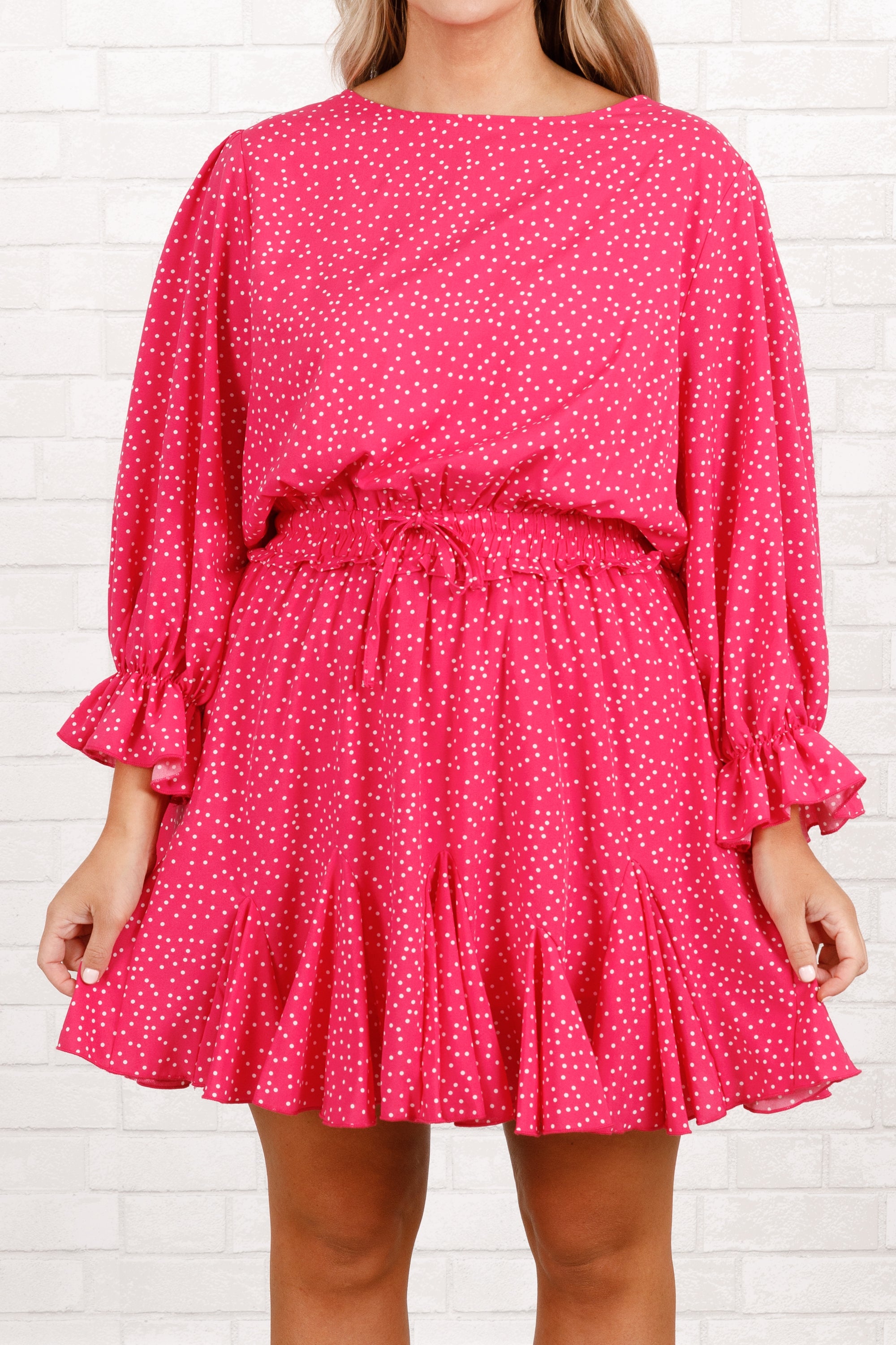 Who I Will Be Romper. Pink Polka