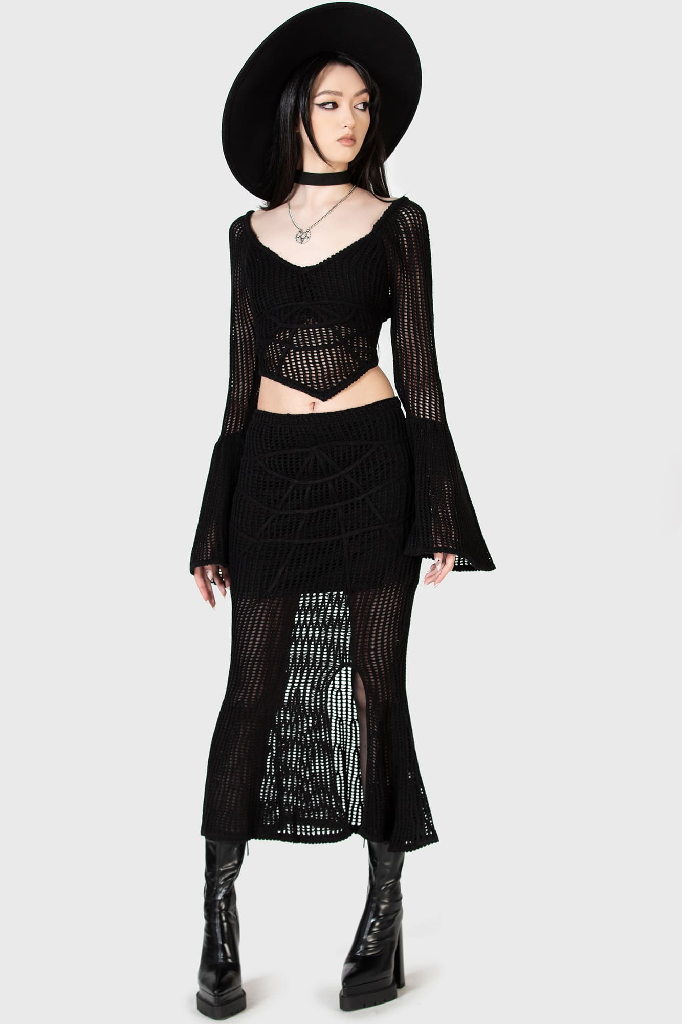 Widows Prey Knit Skirt