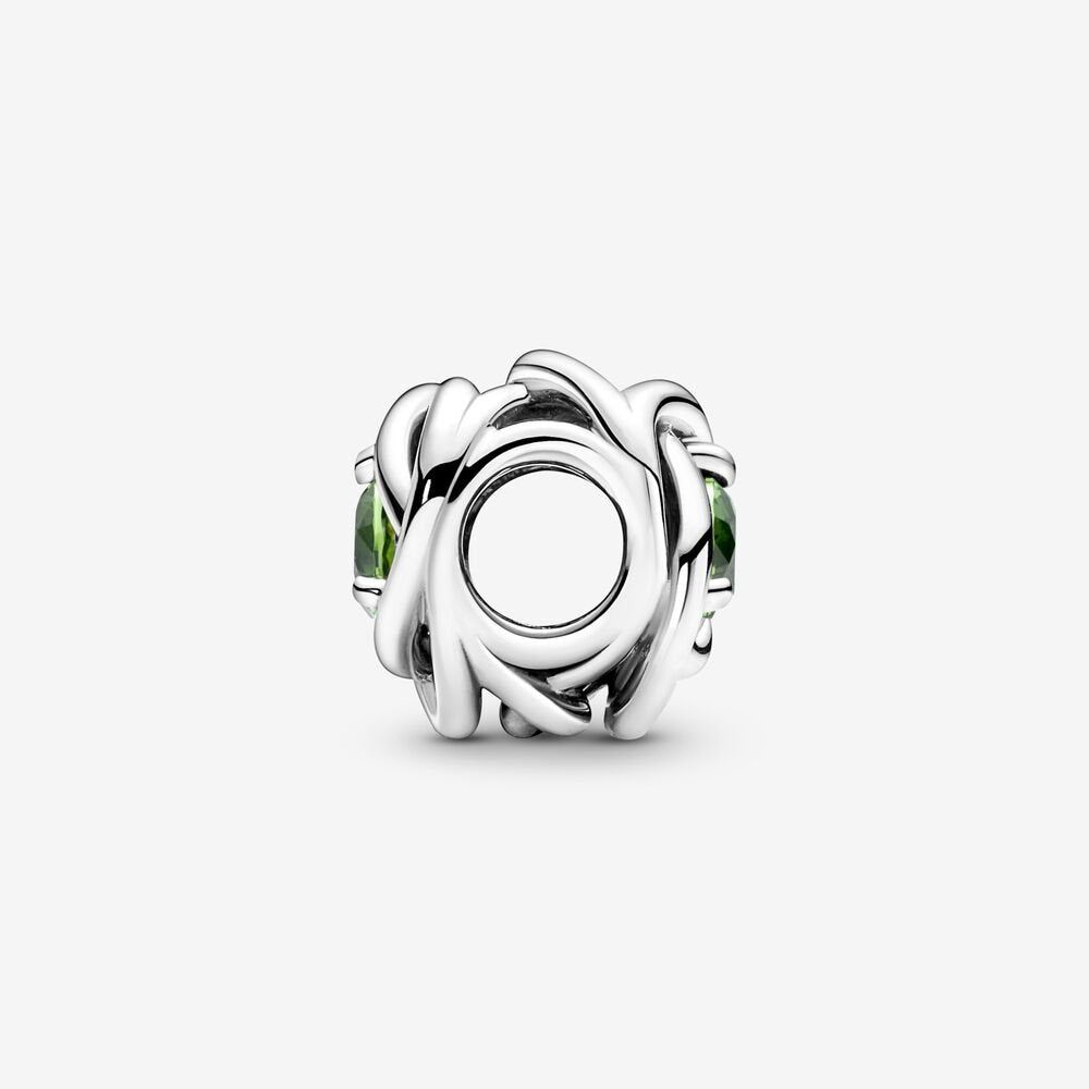 Spring Green Eternity Circle Pandora Charm