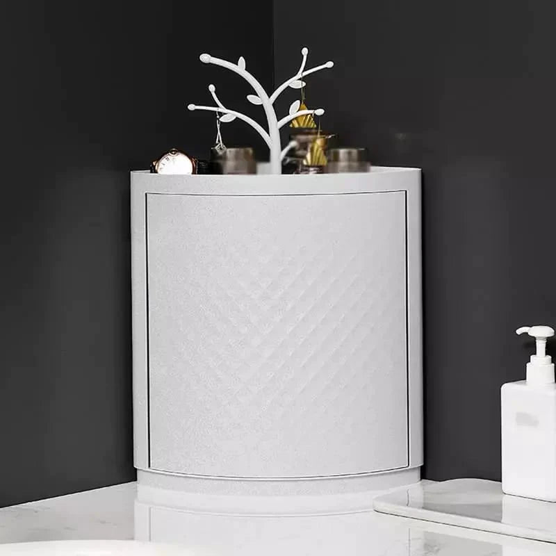 360° ROTATABLE CORNER BATHROOM STORAGE ORGANIZER