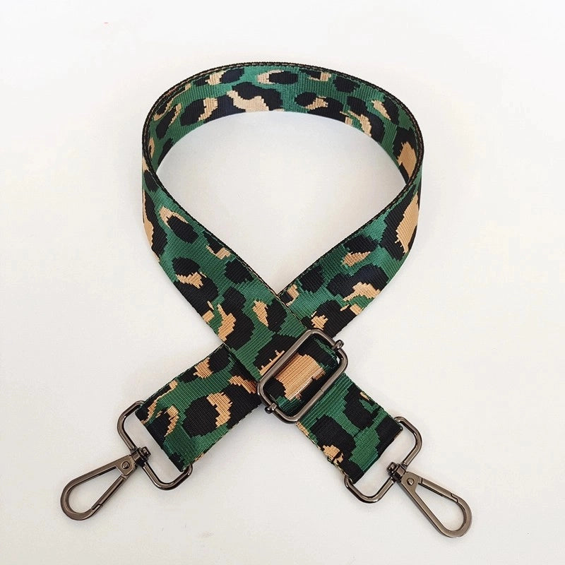 Nylon Leopard Bag Strap