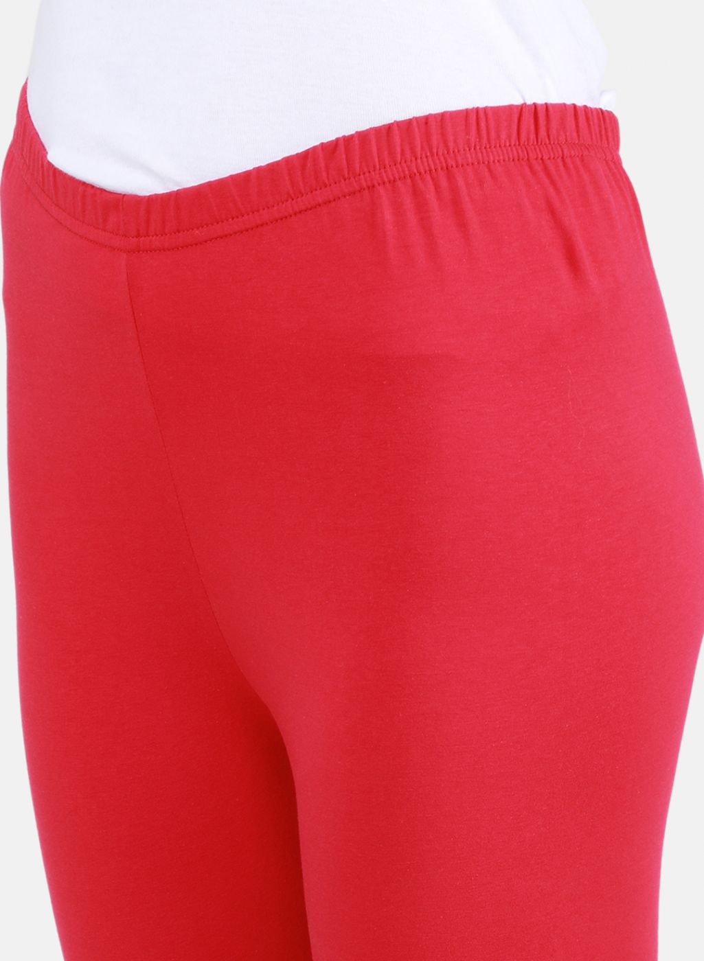 Women Dark Pink Solid Legging