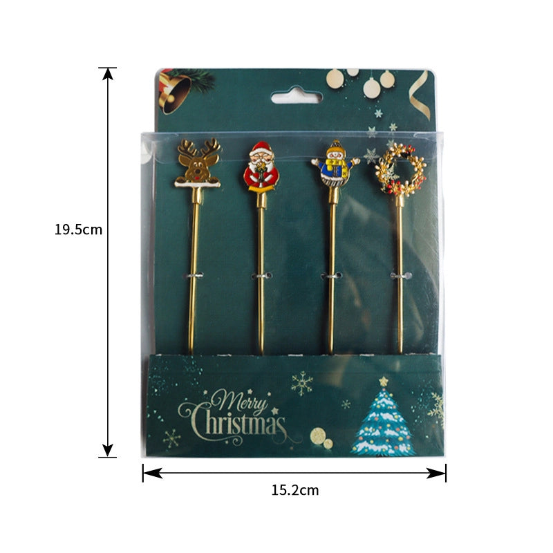 Christmas Fashion Cartoon Stainless Steel Tableware