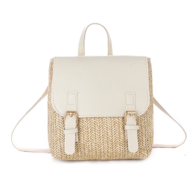 Women's Medium All Seasons Straw Fashion Fashion Backpack
