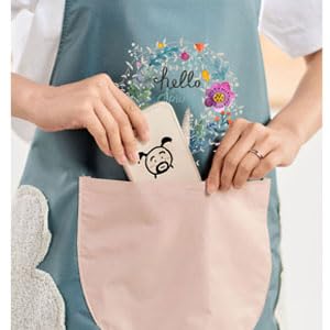 2 Pieces of Waterproof & oilproof Kitchen Apron . Kitchen Apron with Pockets