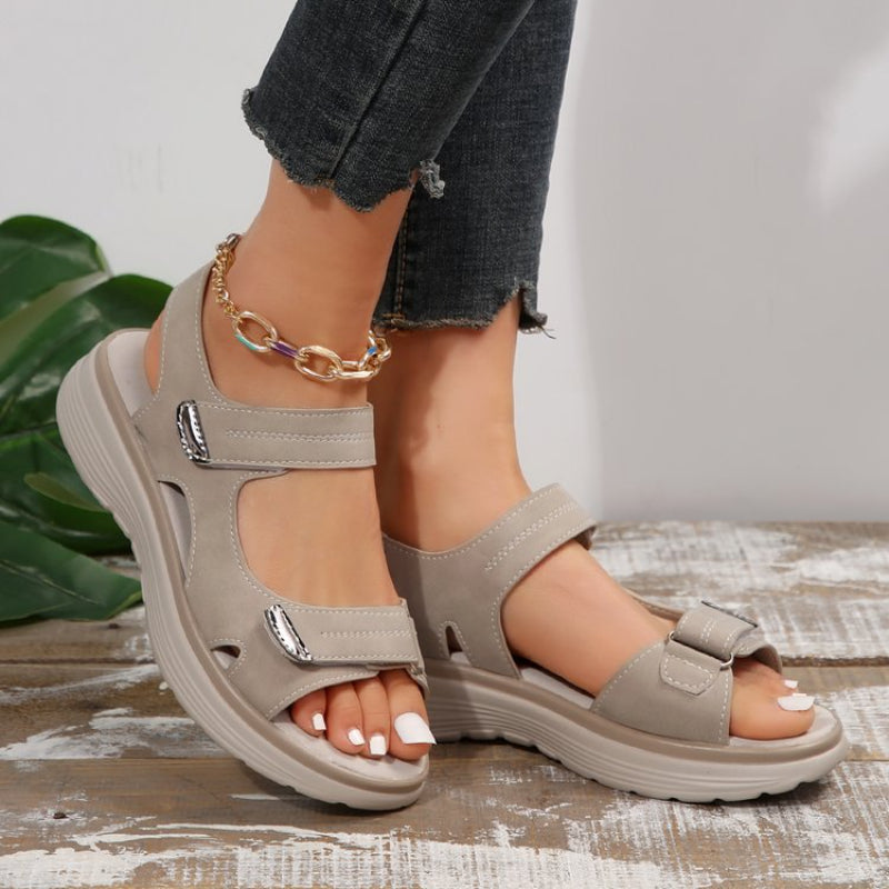 💥Hot Sales-59% OFF🔥Women’s Wedge Sandals with Hook & Loop Straps