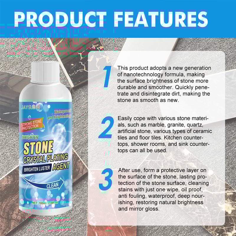 Stone stain remover (effective removal of oxidation. rust and stains)