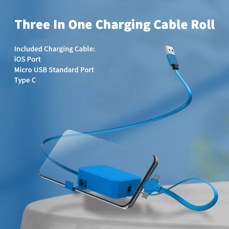 🔥Summer Hot Sale 48% OFF🔥Three In One Charging Cable Roll-Buy 3 Free Shipping