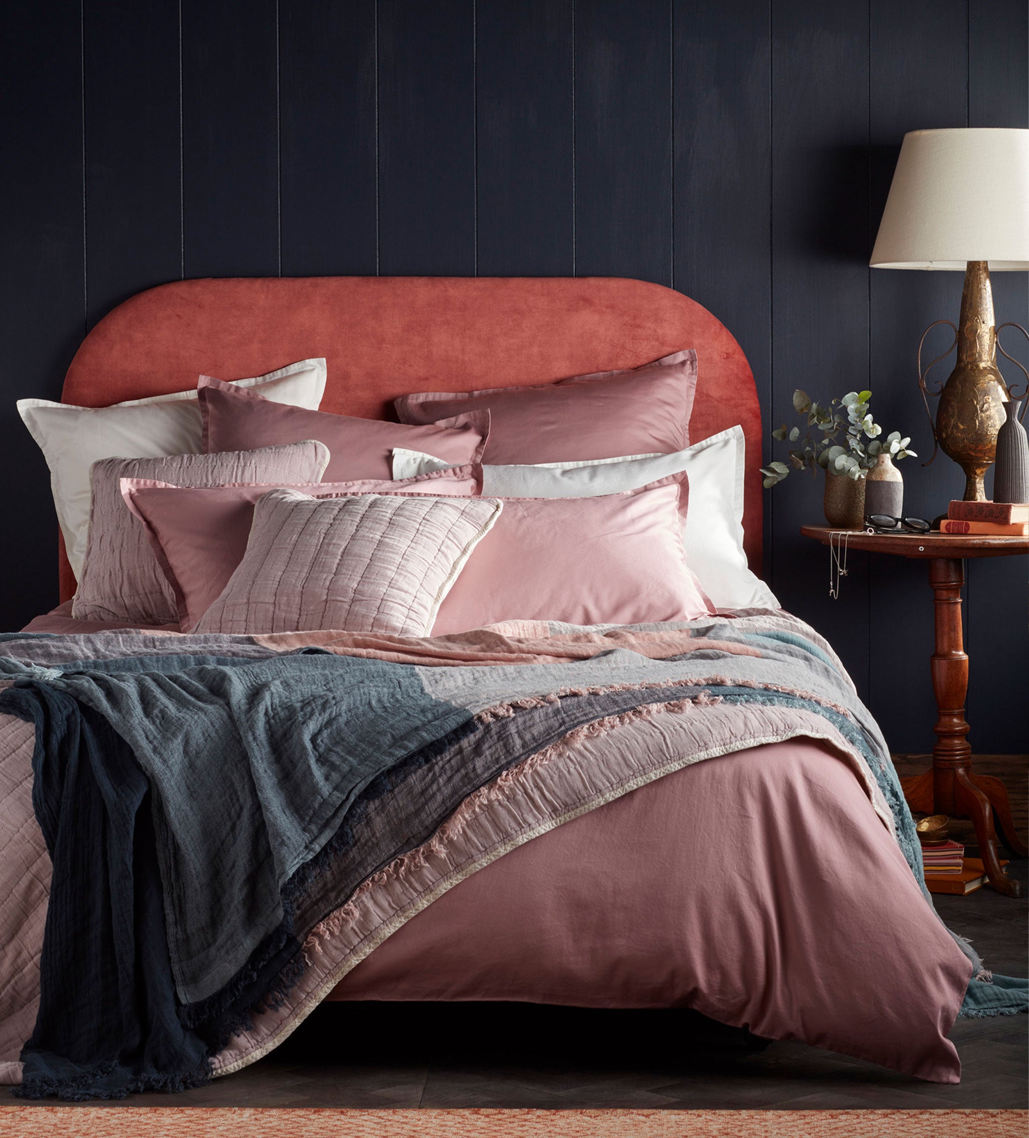 Vintage Rose Super Soft 100% Cotton Duvet Cover