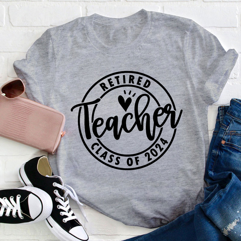 Personalized Looking Forward To Retirement Teacher T-Shirt