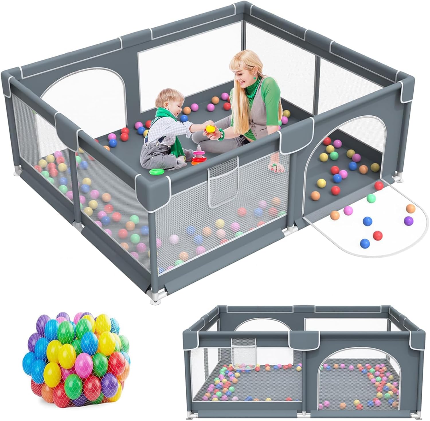 Baby Playpen Large.Play Yard Playpen for Babies and Toddlers