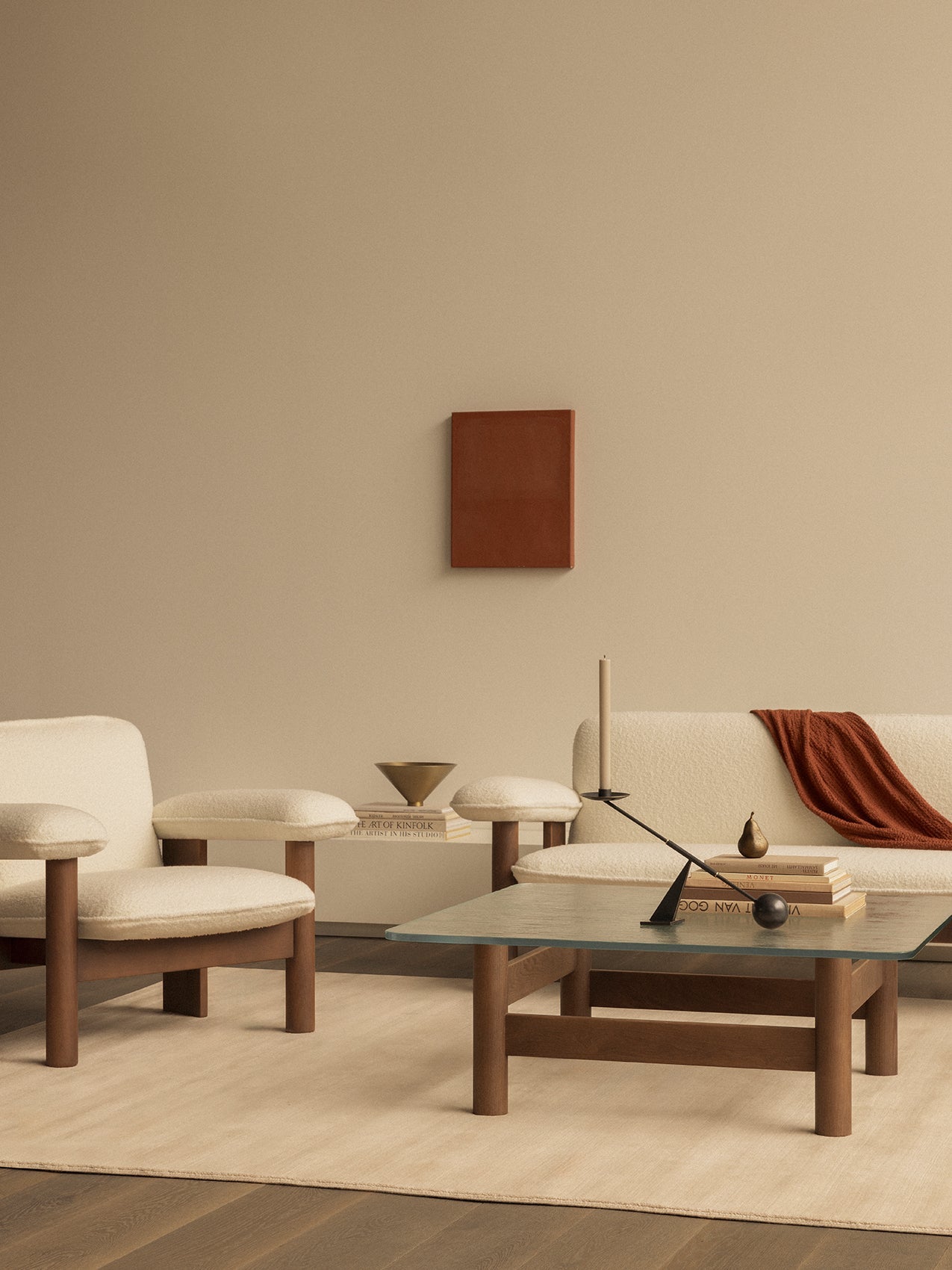 Brasilia Lounge Chair. Low Back. Textile
