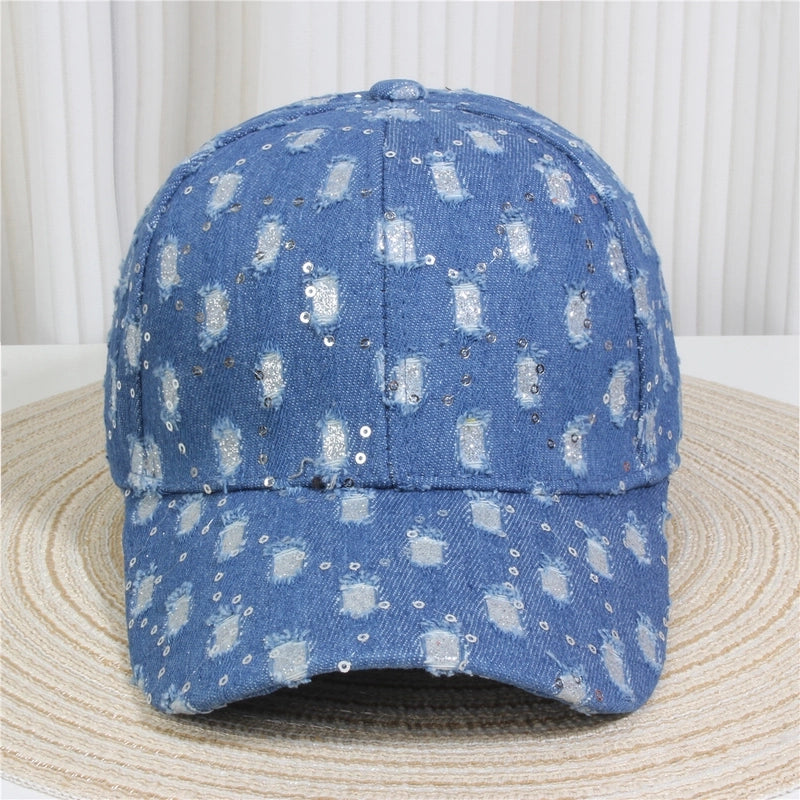 Unisex Streetwear Letter Usa Flower Curved Eaves Baseball Cap