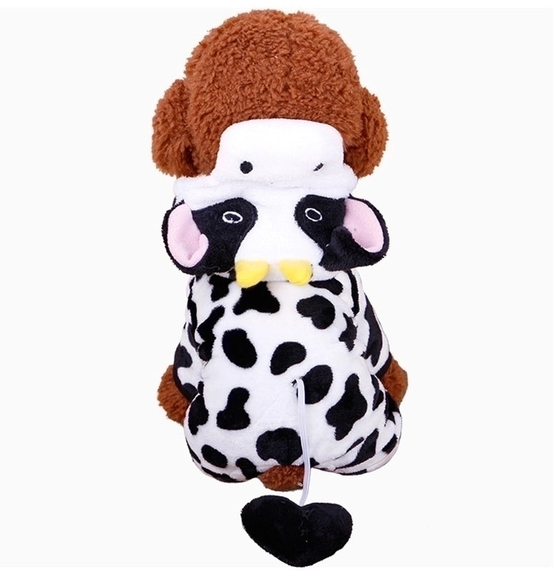 Casual Cute Coral Fleece Animal Pet Clothing