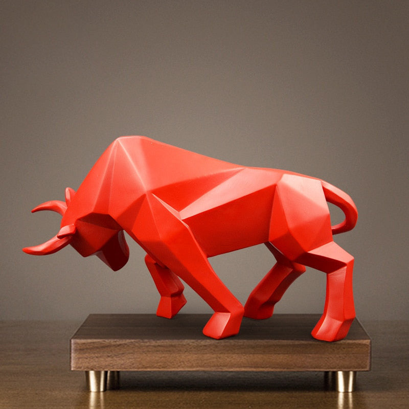 Nordic Bull Sculpture