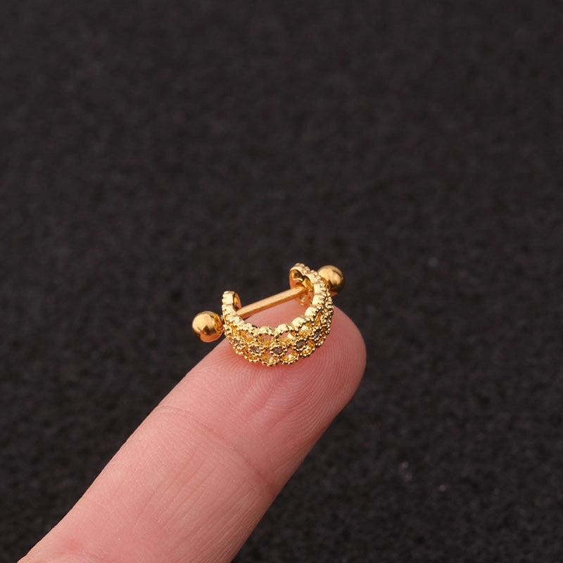 Ear Cartilage Rings & Studs Exaggerated U Shape Metal