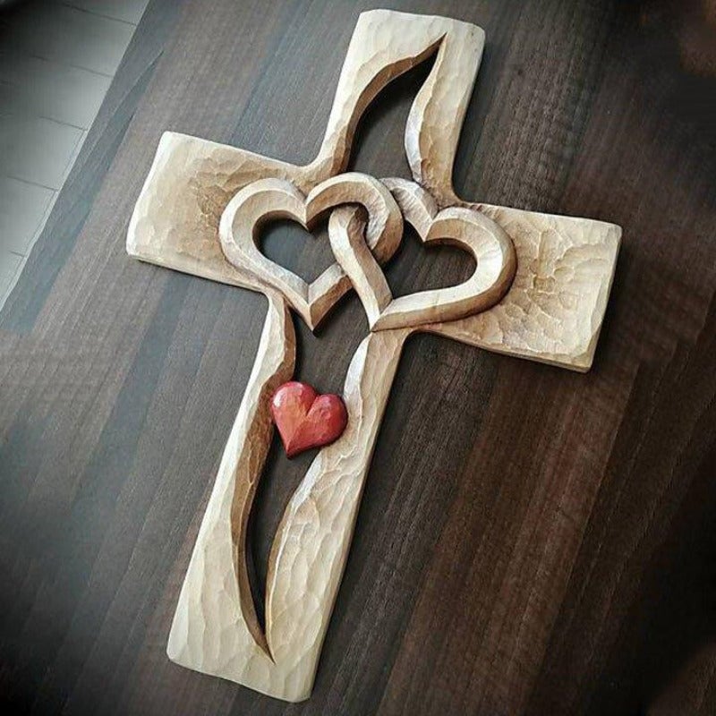 Big Sale 49% OFF💞Handmade Cross Intertwined Hearts