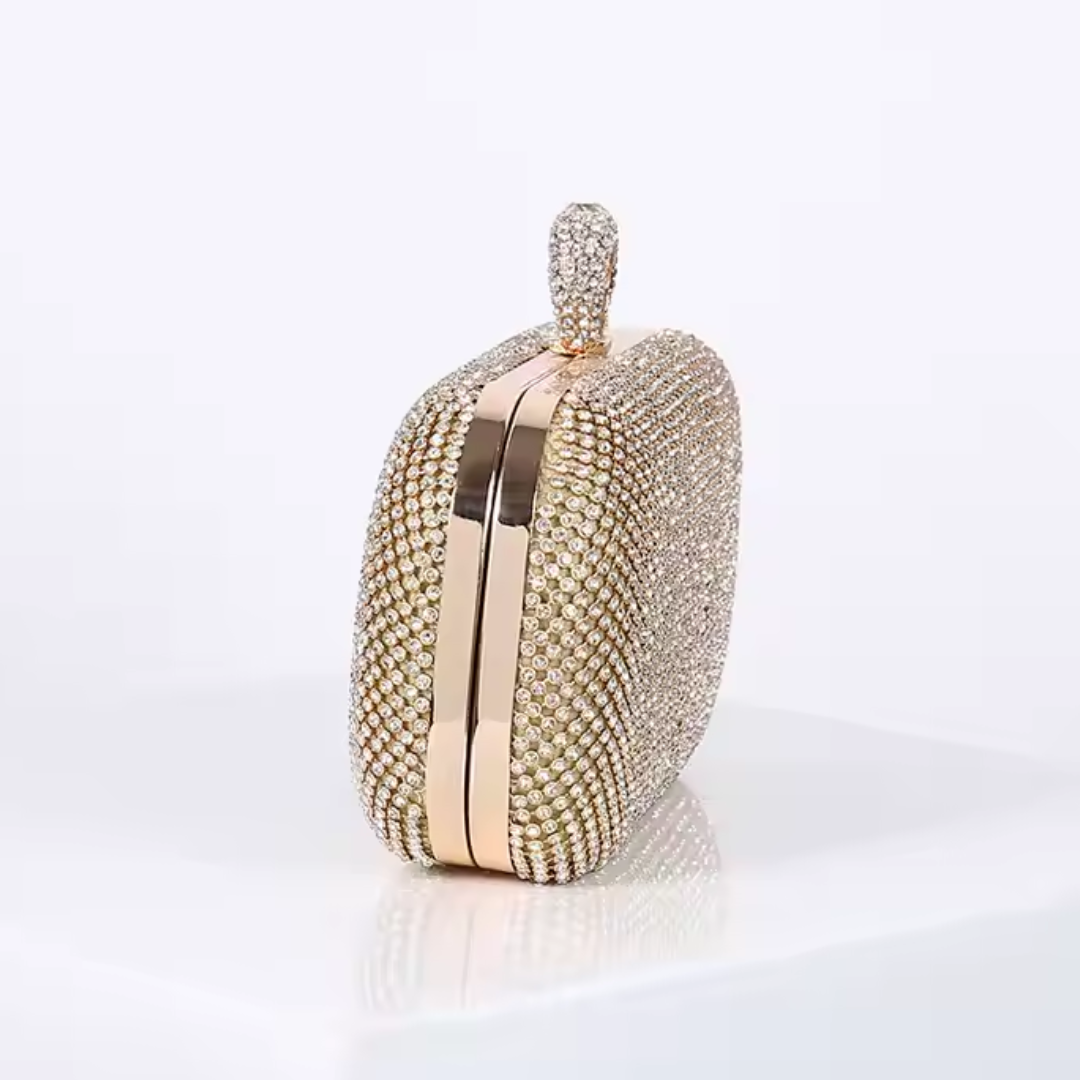 Shiny Ring Diamond PC+ABS Evening Clutch
