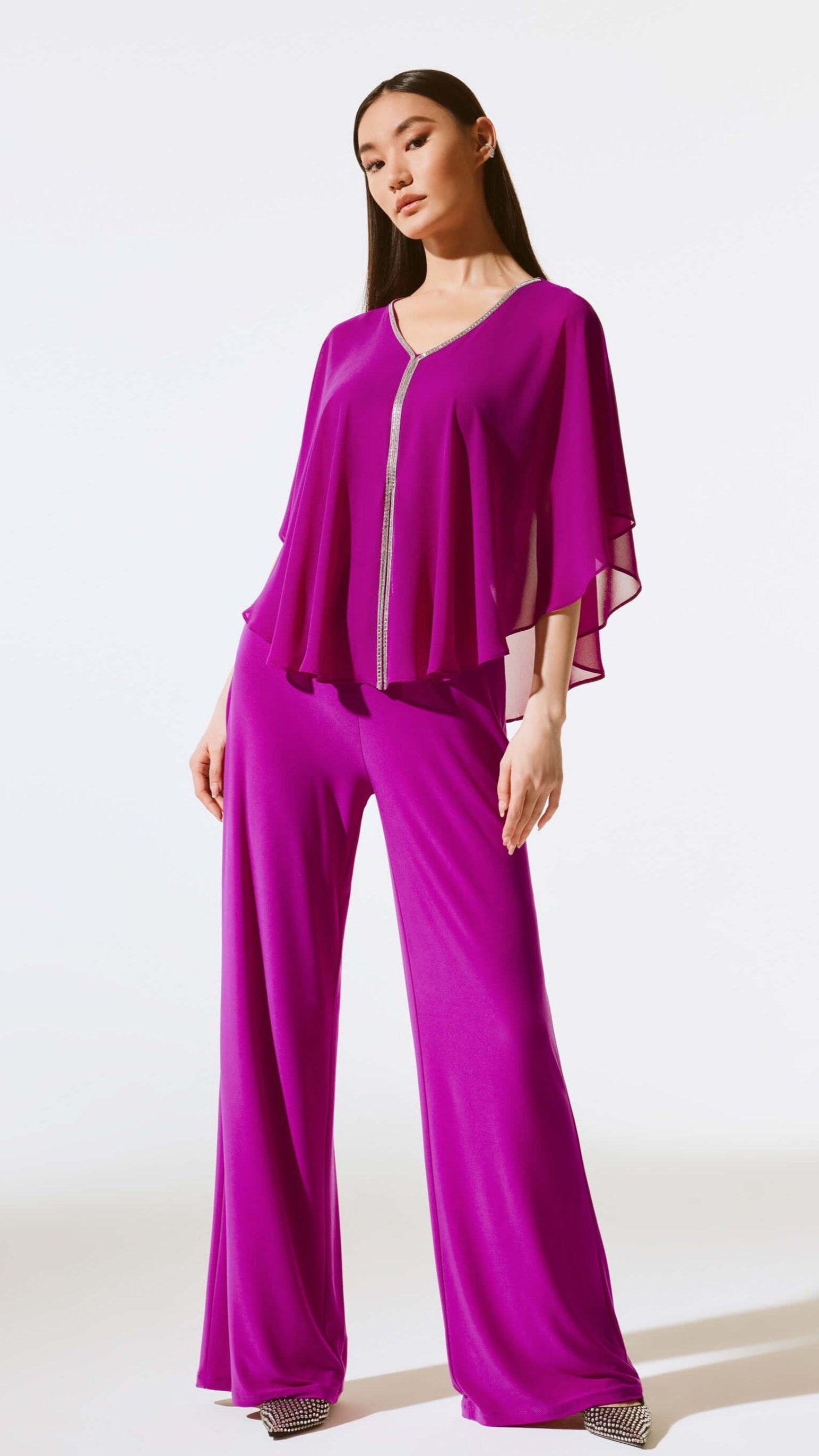 Liberty Signature Wide Leg Pants - Empress/Midnight Blue 221340F24