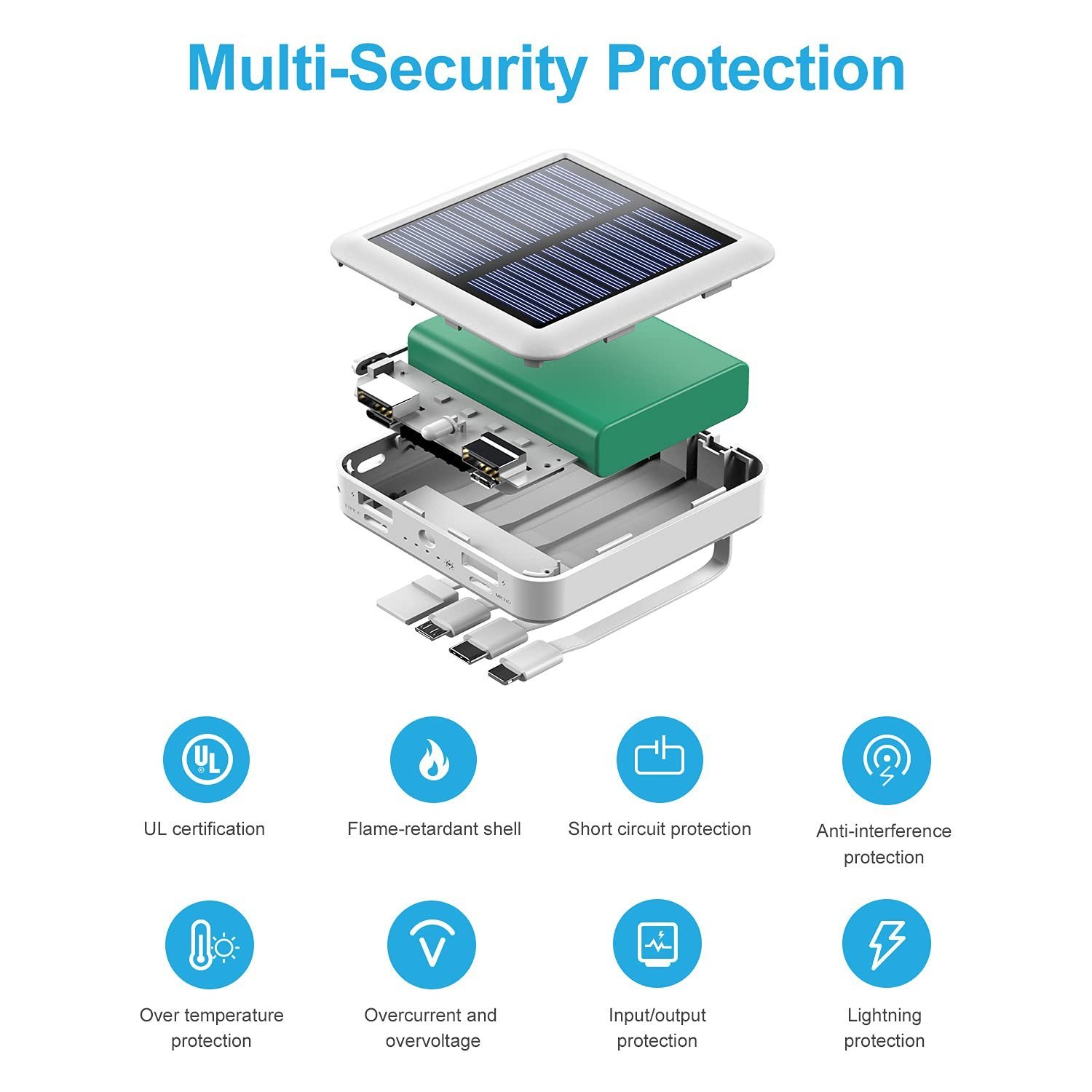 ⚡Summer Hot Sale - Solar power bank⚡